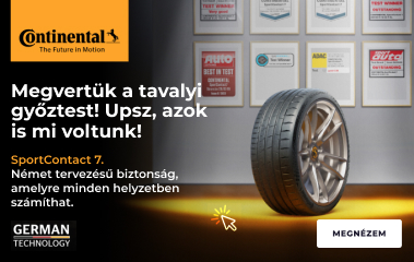 Continental SportContact 7 a tesztgyőztes!